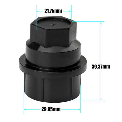ya 10 9.16 baidi 24X Wheel Lug Nut Covers Cap for Chevy for Silverado Tahoe for GMC 1500 for Sierra 15646250