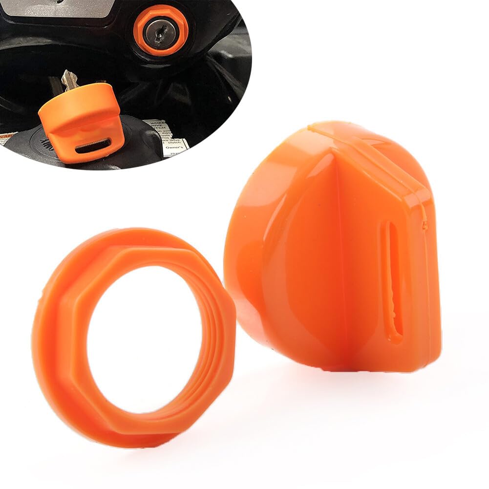 ya 6 8.24 baidi for Polaris ATV RZR XP 800-1000 Ranger Sportsman Orange Ignition Key Cover w/Nut