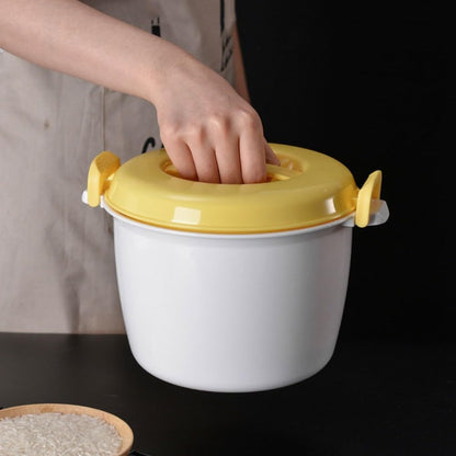 ya 14 9.20 baidi 2 Pcs Insulated Rice Cooker Set er for Microwave Cooking Vegetable Small-1