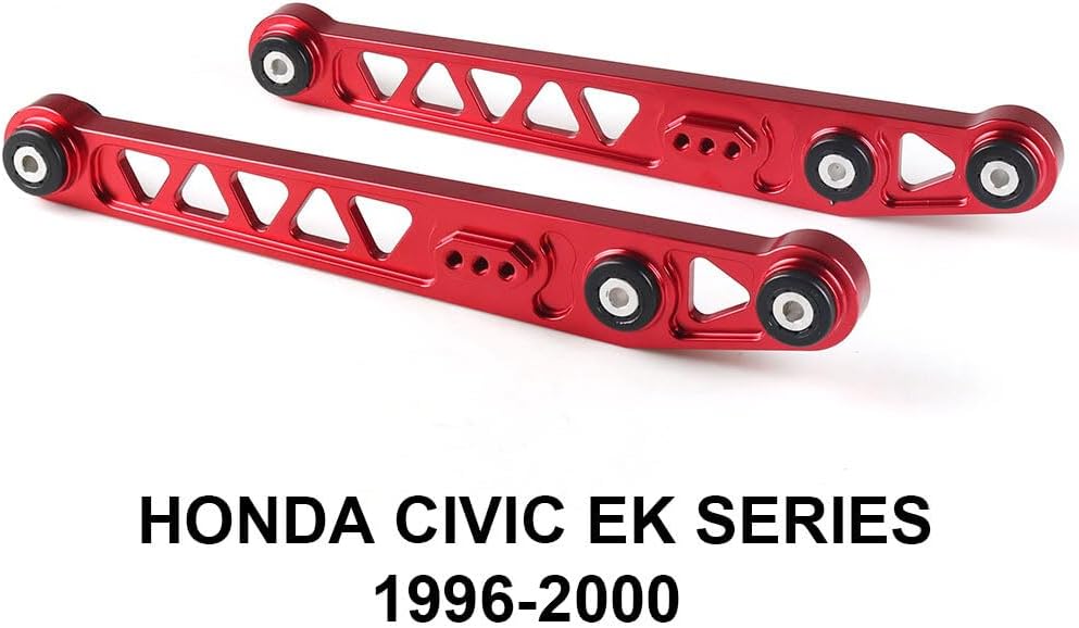 ya 9 10.24 For 1996-2000 for Honda for Civic EK Series Rear Suspension Lower Control Arm Kit Red