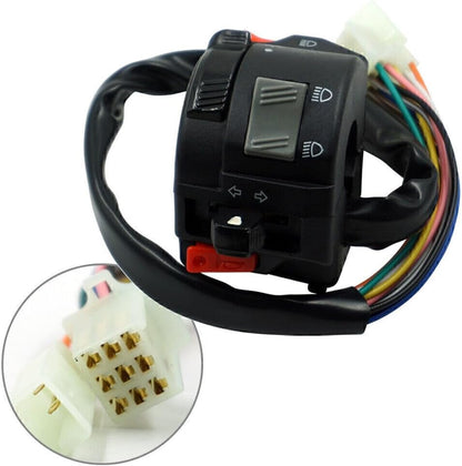 ya 4 8.14 7/8 22MM Motor Handlebar Horn Button Turn Signal Fog Light Controller Switch