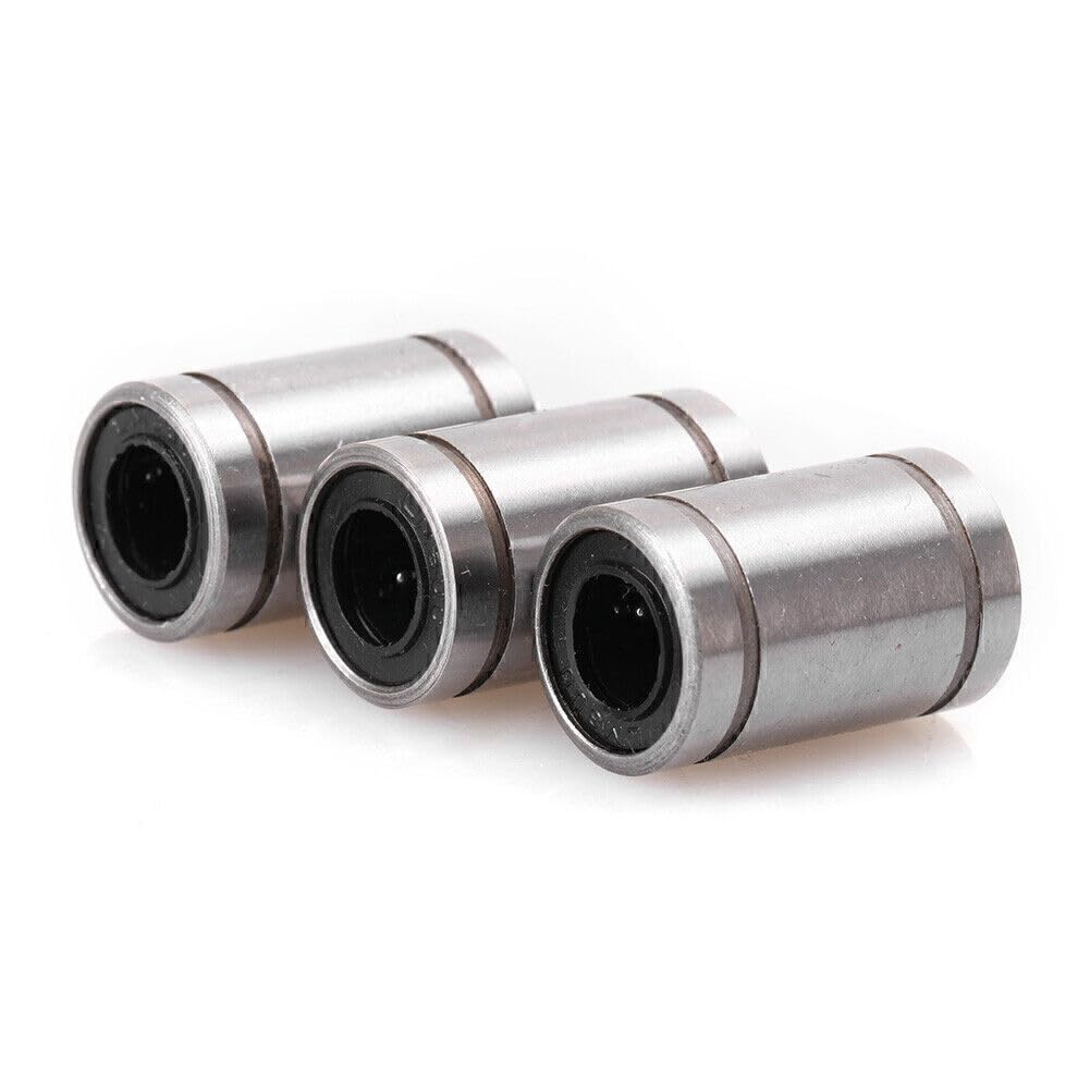 ya 16 10.20 baidi 6X 8mm Linear Ball Bearings Bush Bushing Linear Motion Bearing Silver Fit LM8UU