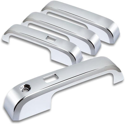ya 10 9.16 baidi for 2015-2020 for Ford F150 Chrome 4PC Door Handle Cover Cap W/O for Smart Keyhole 4pcs
