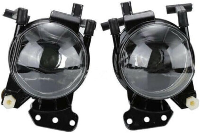ya 10 9.16 zhengce 2x Front Fog Lights Lamps Housing Clear Fit for BMW E60 E61 E63 E46 X3 325i