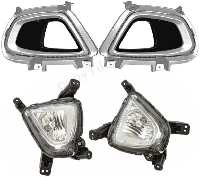 ya 2 8.15 Suitable for 2016-2018 for Kia Sorento front fog lights halogen lights and f for Ram es on both sides