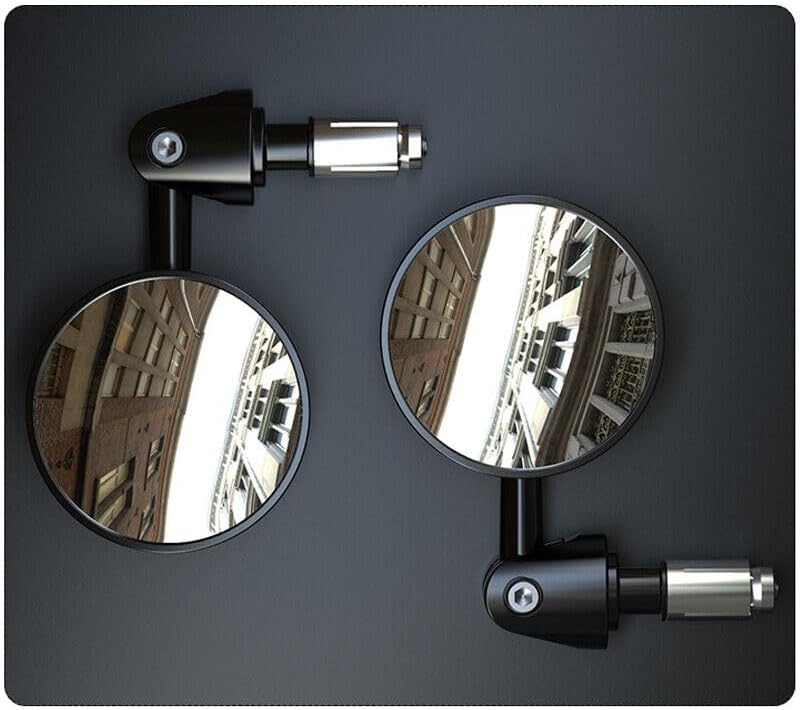 ya 4 8.8 1 pair of 7/8 inch 22mm adjustable motorcycle aluminum rearview handle rod end mirrors