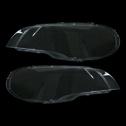 ya 4 8.24 baidi Pair Left right Headlight Cover Lamp Clear Lens Lampshade for BMW X5 E70 2007-13