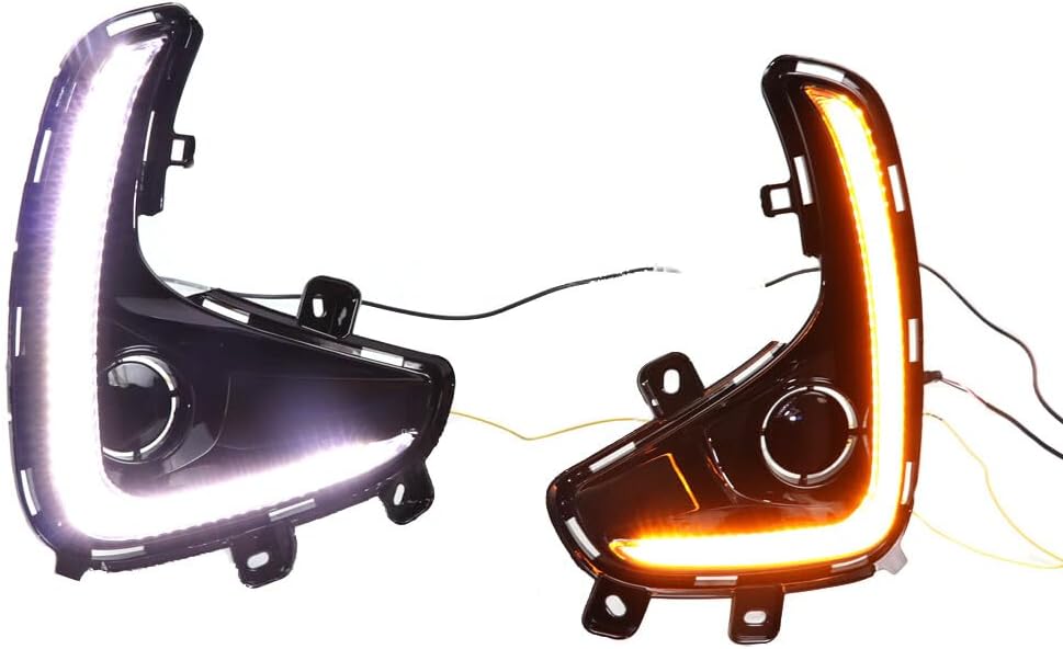 ya 13 9.15 baidi 2-Color Daytime Running/Fog Lights For for Toyota Yaris Hatchback GR Sport 2020-2024