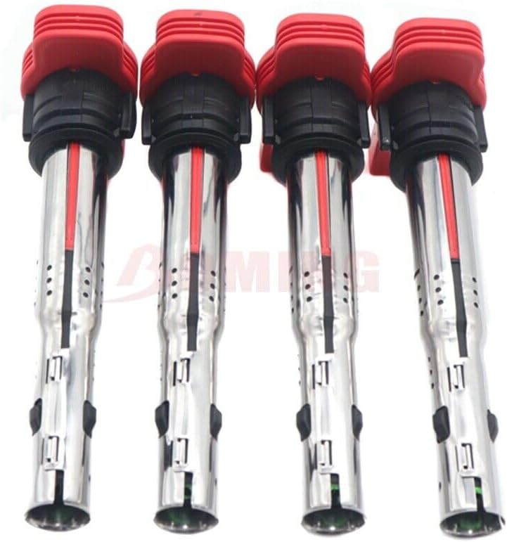 ya 4 8.24 baidi 4PCS 06E905115E Ignition Coils Pack for Audi A4 A5 R8 & for VW for Golf GTI 2.0T UF529