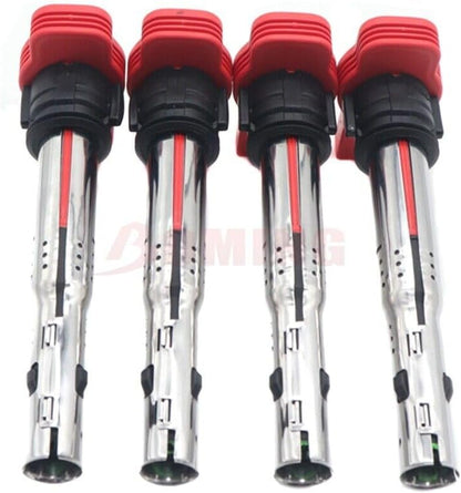 ya 4 8.24 baidi 4PCS 06E905115E Ignition Coils Pack for Audi A4 A5 R8 & for VW for Golf GTI 2.0T UF529