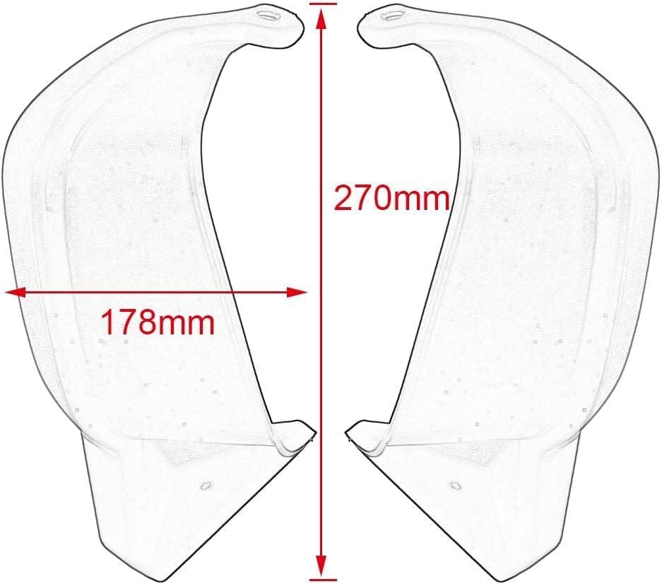 ya 7 8.24 baidi New motorcycle ABS hand guard protection pad suitable for 14-21 for Honda NC700X NC750X NC750S