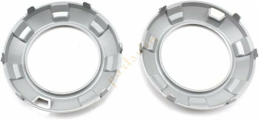 ya 4 8.10 2-piece silver protective cover f for Ram e for front fog lights, suitable for Mitsubishi for Pajero Montero
