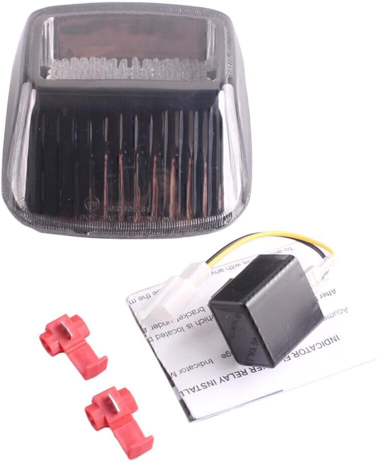 ya 7 8.24 baidi For Harley Deuce All Years/V-ROD 2002-2011 1x Smoke LED Taillight Brake Lamp