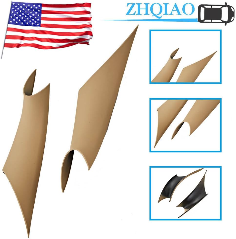 ya 10 9.16 baidi US 2PCS Beige Inside Inner Door Handle Case Cover Trim for BMW 3 4 F30 F35 F31