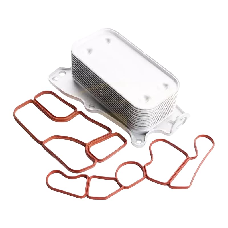 ya 8 8.24 baidi 3Pcs Engine Oil Cooler with Gasket Set Fit for Mercedes-Benz M272 CLK 2721880001