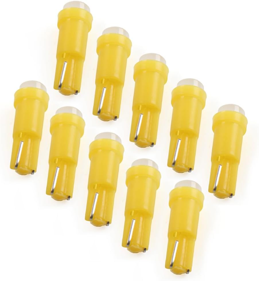 ya 2 8.15 Car Instrument Bulb Yellow Light Indicator T5 1 SMD Light Dashboard Gauge