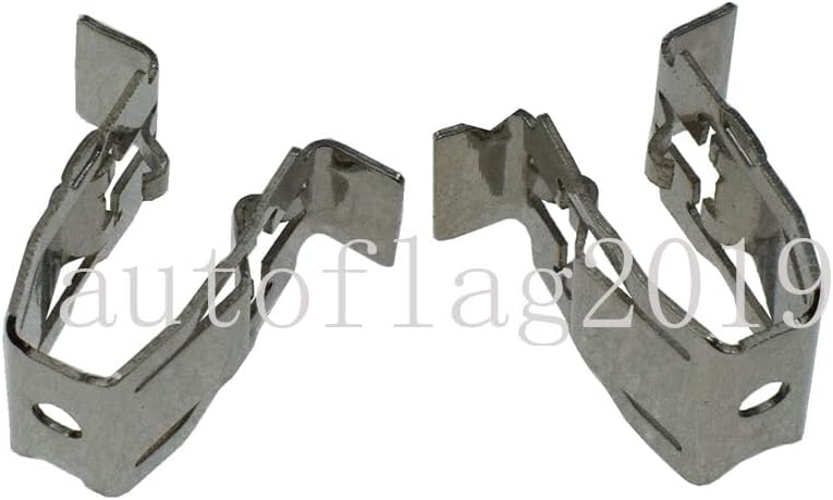 ya 4 8.24 baidi 2 Pack Interior Roof Buckle Handle Fixing Iron Clip for Audi A4 B8 B9 A6 C6 C7 Q5