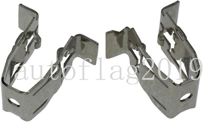 ya 4 8.24 baidi 2 Pack Interior Roof Buckle Handle Fixing Iron Clip for Audi A4 B8 B9 A6 C6 C7 Q5