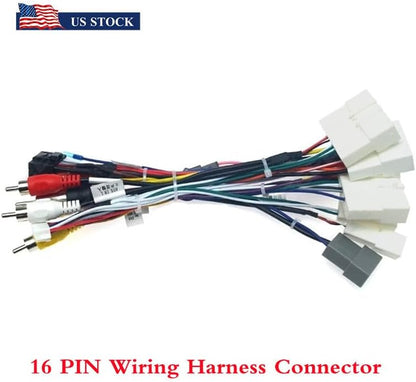 ya 4 8.24 baidi for Nissan Android Stereo for Audi o Cable Adapter 16PIN Power Cable Harness w/Canbus