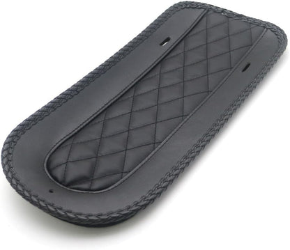 ya 14 9.20 zhengce Black Diamond Rear Fender Bib PU Leather for Harley Solo for Seat Touring F-1