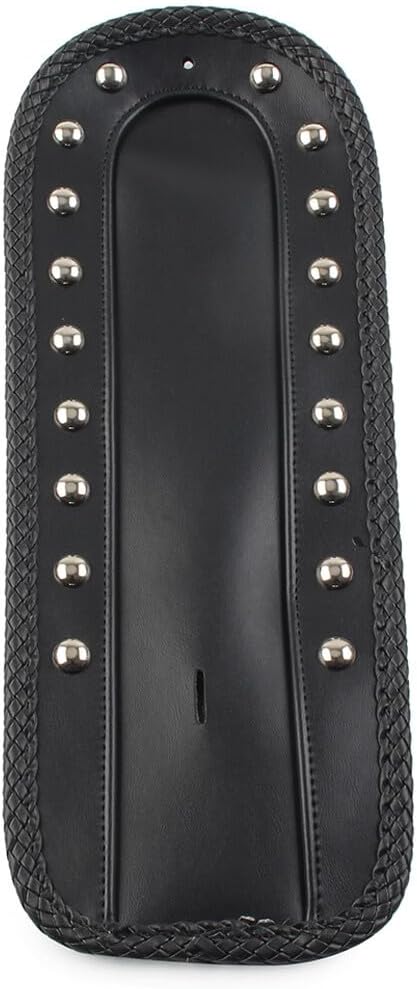 ya 4 8.8.2 Rear Fender Bib Solo for SEAT for Harley Sportster XLH 1200 1100 883 PU-Leder Black