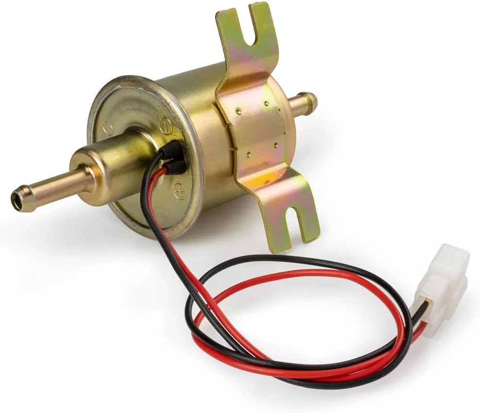 ya 4 8.8.2 12V Universal Electric Fuel Pump 4-7PSI Inline Low Pressure Gas Diesel HEP-02A