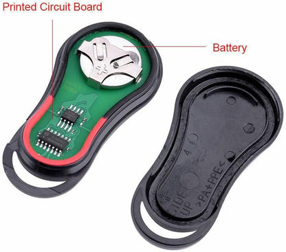 ya 9 10.24 2X Key Fob Remote for 2002 2003 2004 2005 for Dodge for Ram 1500 2500 3500