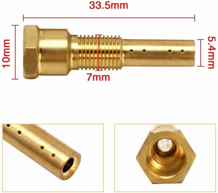 ya 2 8.15 Carburetor Nozzle Jetnozzle Jet Holder Needle Jet set 8 16 20 30 Holes