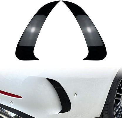 ya 4 8.14 Black Rear Bumper Spoiler Trim Air Vent Cover for Mercedes C-Class for Benz W206