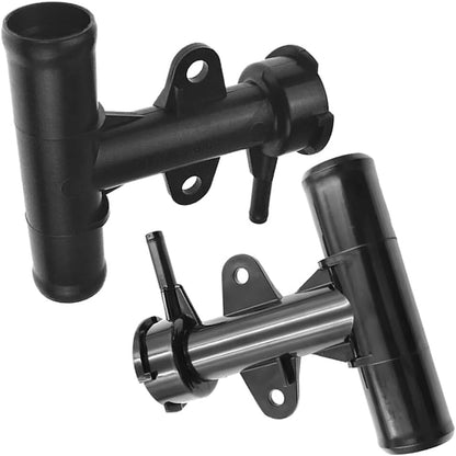 ya 27 10.13 baidi Fits For Versa March 1.6L 2012-2019 2x Upper & Lower Coolant Neck Filler Black