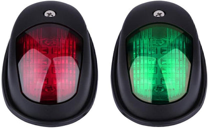 ya 4 8.14 12V LED Navigation Sailing Light Waterproof Marine Boat Yacht Plastic Red+Green