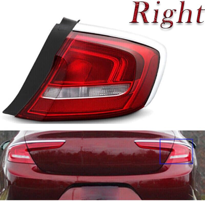 ya 4 8.14 For 2017-2018 for Buick LaCrosse Rear LED Tail Light Brake Light Exterior 