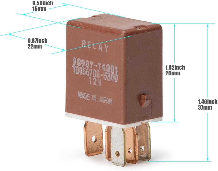ya 13 9.15 baidi for Toyota for Lexus 90987-04004 Cooling Fan ABS Wiper Fuel Pump Relay