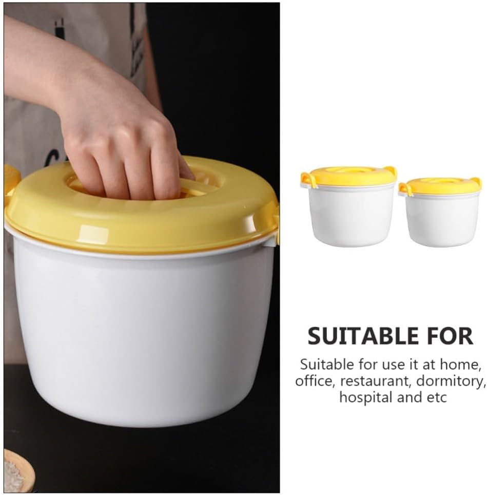 ya 14 9.20 baidi 2 Pcs Insulated Rice Cooker Set er for Cooking Food Microwave-1