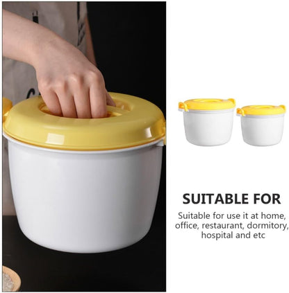 ya 14 9.20 baidi 2 Pcs Insulated Rice Cooker Set er for Cooking Food Microwave-1