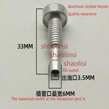 ya 5 8.10 1PC Car Truck Fuel Aluminum Parking Heater Fuel Tank Nozzle Oil Head