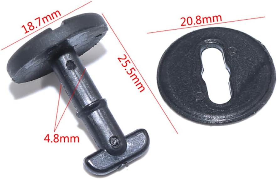 ya 4 8.10 12 Set Twist Lock Floor Mat Carpet Clips for BMW/for Mini E36 E46 E38 E39 Holder