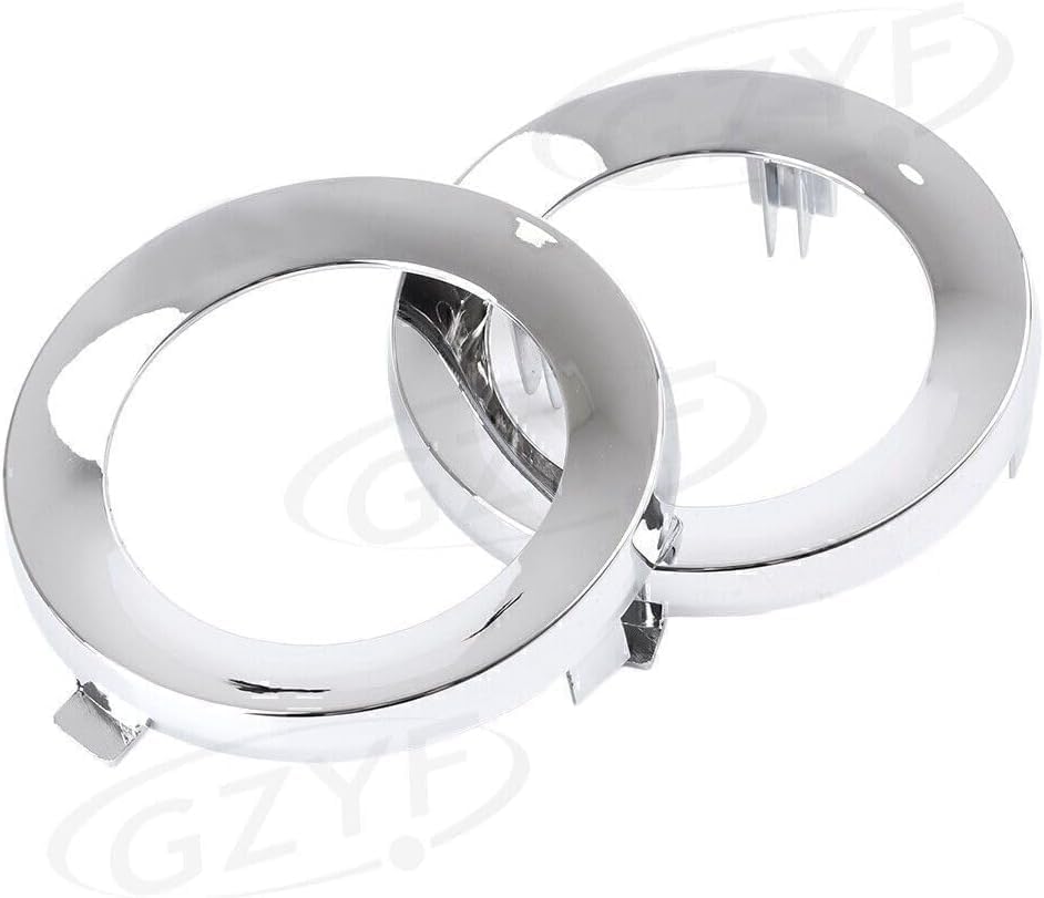 ya 13 9.15 zhengce Front Fog Light Lamp Cover Trim Ring Fit for Subaru Forester 2009-2013 Chro