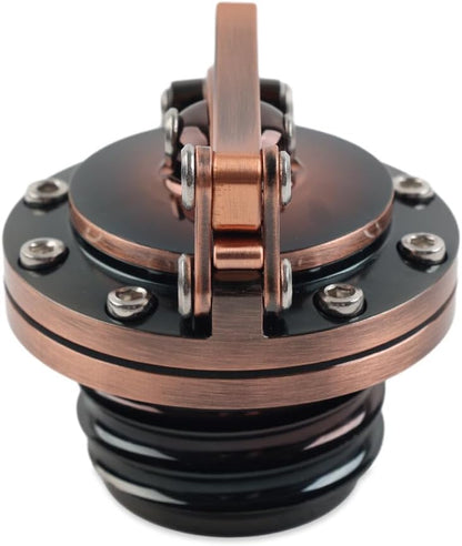 ya 13 9.15 baidi Fuel Tank Cover Oil Cap for Harley Touring Sportster Dyna Softail Bronze USA