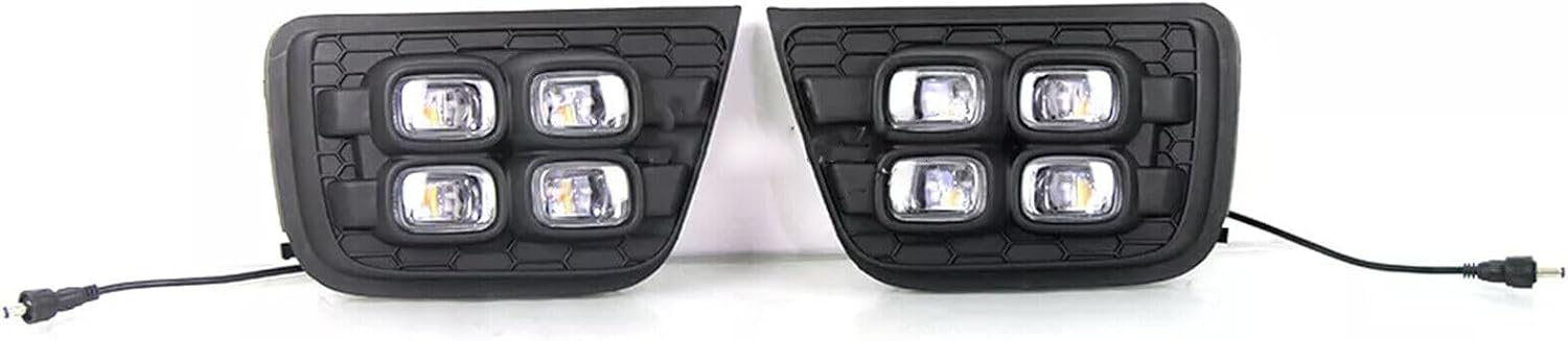 ya 4 8.8 1 pair LED DRL turn signal lights for Toyota 4Runner 2006-09 fog light upgrade kit 