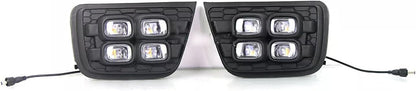 ya 4 8.8 1 pair LED DRL turn signal lights for Toyota 4Runner 2006-09 fog light upgrade kit 