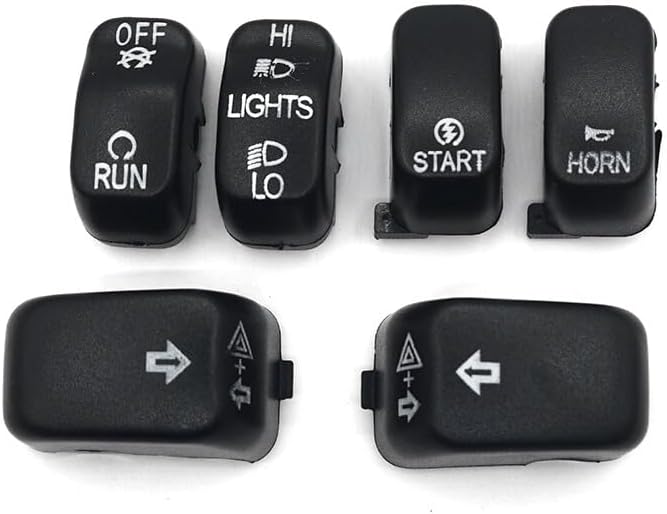 ya 4 8.24 baidi 6-piece handheld control switch housing button cover suitable for Harley Dyna Road King