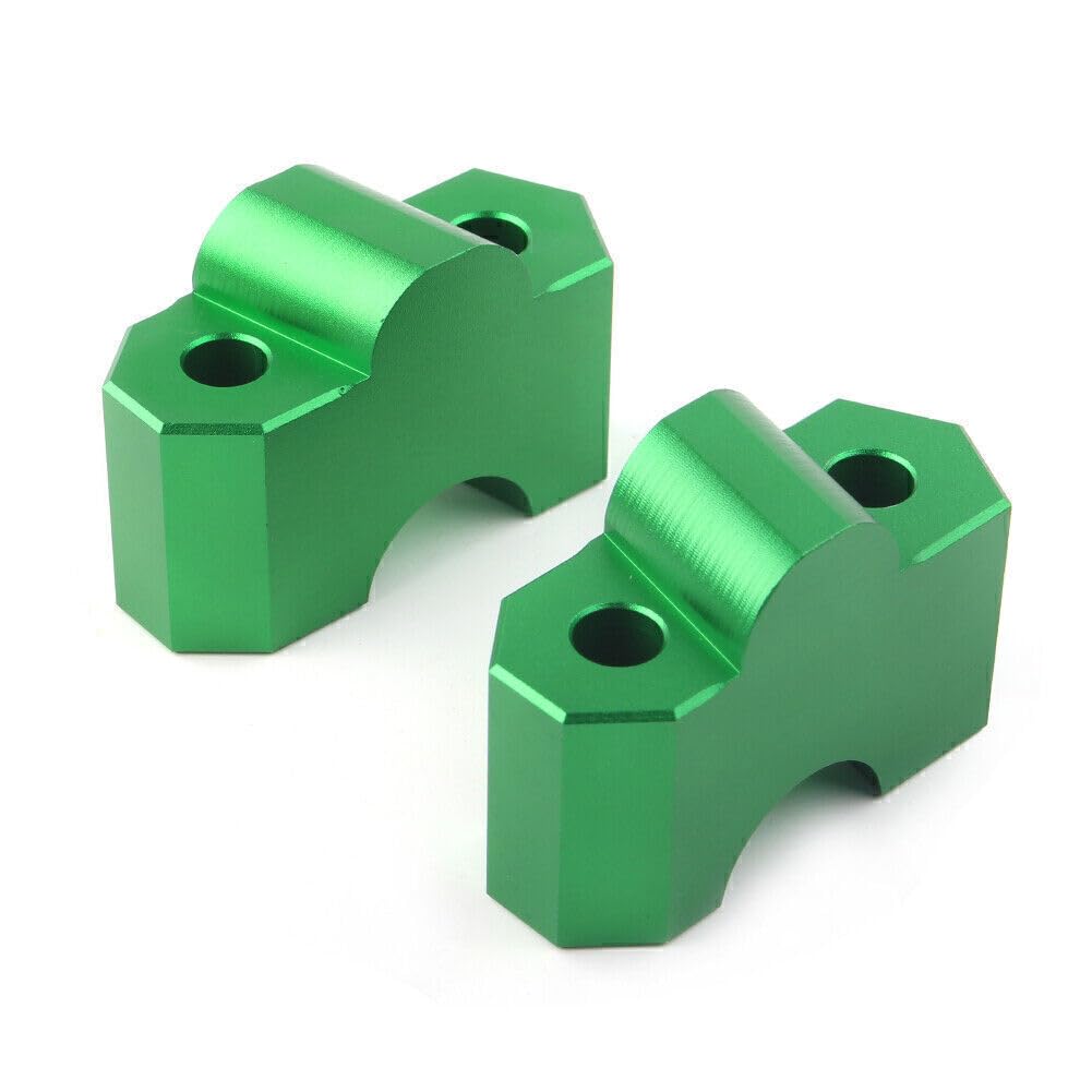 ya 4 8.8.2 for Kawasaki Z750 2004-2012 Z1000 03-16 Green Motorcycle Handlebar Riser Clamp