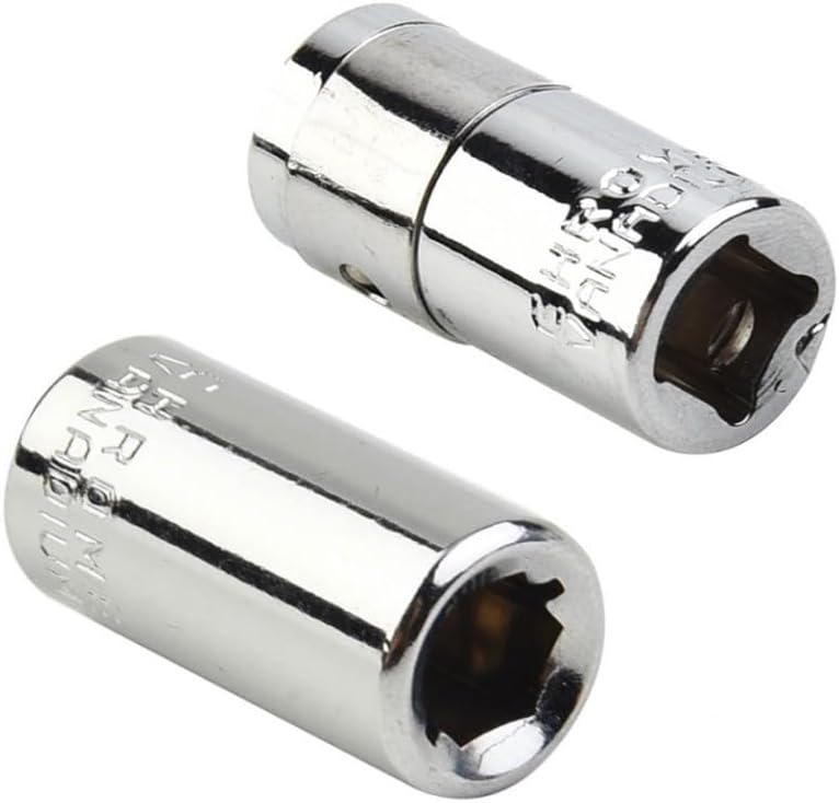 ya 14 9.20 baidi 2 Pcs 1/4 Square Drive To 1/4 Hex Socket Bit Converter Screwdriver Bit Adapter-1