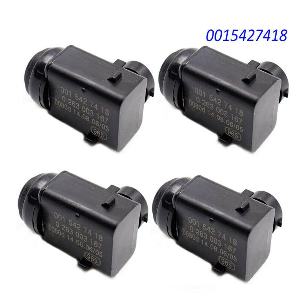 ya 6 8.14 4-Piece PDC Parking Sensor PTS Suitable for Mercedes-Benz W164 W163 ML350 E320 E350 0015427418