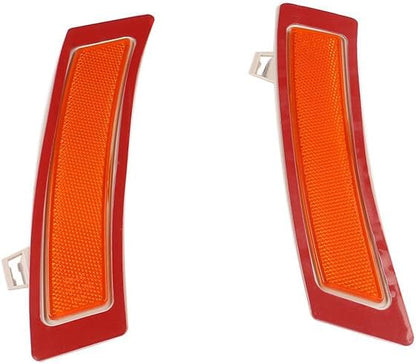 ya 6 8.14 1 Pair Front Bumper Marker Cover Reflector for BMW for X5 E70 35ix 35dx 50ix 2011-13