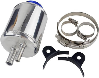 ya 4 8.10 CNC Aluminum Racing Power Steering Fluid Reservoir Tank 90mm Fill Neck US
