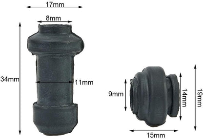 ya 9 10.24 Motorcycle Front Disc Calipers Pump Brake Parts Rubber Dustproof Cover Blac
