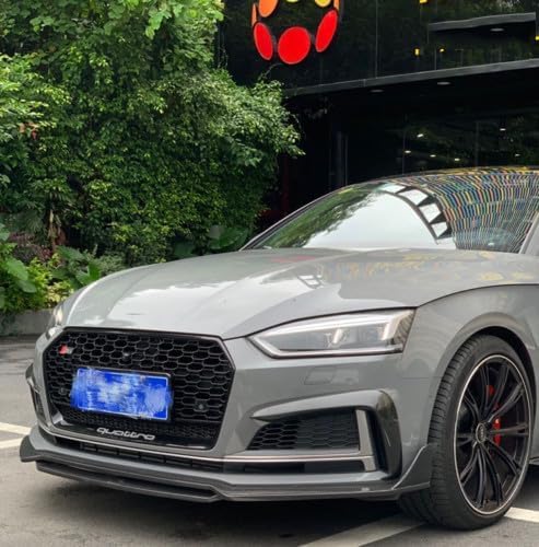 ya 2 8.15 Carbon Fiber Front Fog Lamp Eyebrow Eyelid Cover Suitable for Audi A5 S5 2017-2019