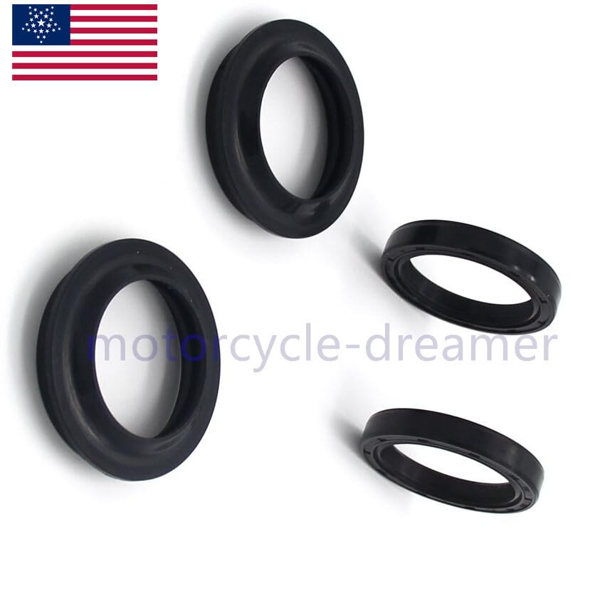 ya 13 9.15 baidi Fork Dust Wiper Oil Seal Kit for Suzuki LS650 Savage 86-2004/LS650 Boulevard S40